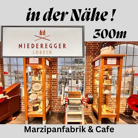 アパート Gemuetlich 6, Netflix Und Kaffee Frei, Parken Vor Der Tuer リューベック